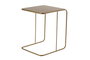 Hanah Home Mesa Lateral de Metal Dorado Shb-011-A